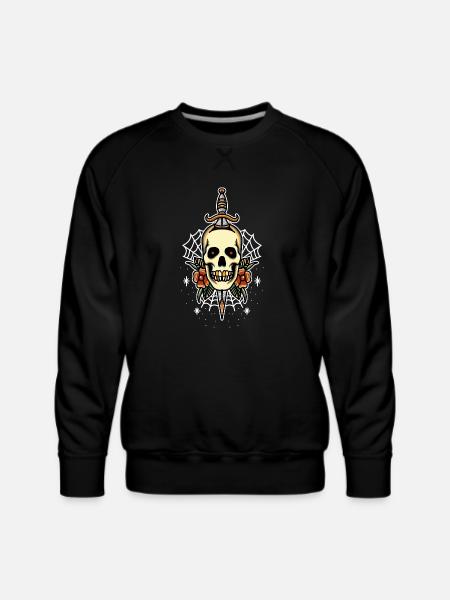 Skull And Dagger - Men's Premium Sweatshirt - black