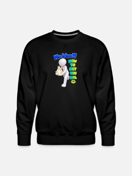 No Idea - Men's Premium Sweatshirt - black