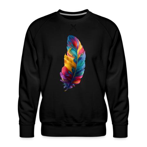 Spectrum Feather Flow - Men's Premium Sweatshirt