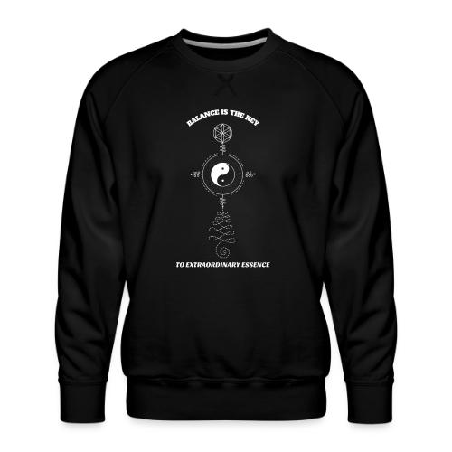 Balance is The Key To Extraordinary Essence - Men's Premium Sweatshirt