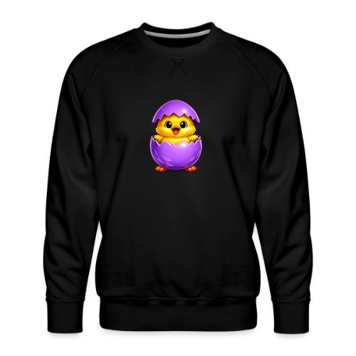 Easter Chick Purple - Men's Premium Sweatshirt