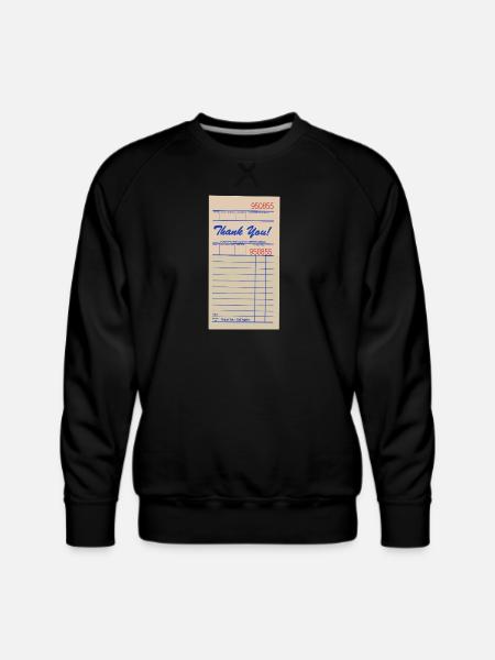 Paper Bill - Men's Premium Sweatshirt - black