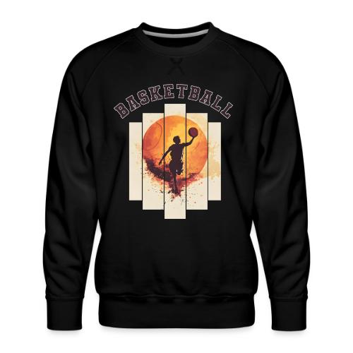 Basketball again and again - Men's Premium Sweatshirt