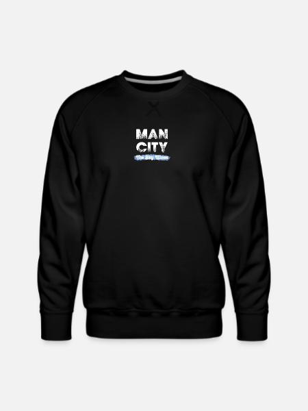 man_city - The Sky Blues - Men's Premium Sweatshirt - black