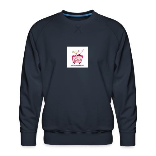 sassnsips com drinksfriendstelevision - Men's Premium Sweatshirt
