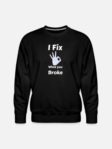 Mechanic - Men's Premium Sweatshirt - black