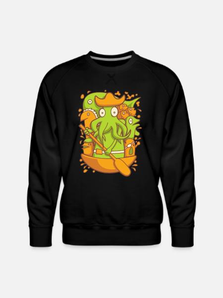 Paddle Away - Men's Premium Sweatshirt - black