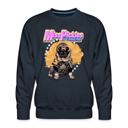 Miss Pickles the pug - Men's Premium Sweatshirt