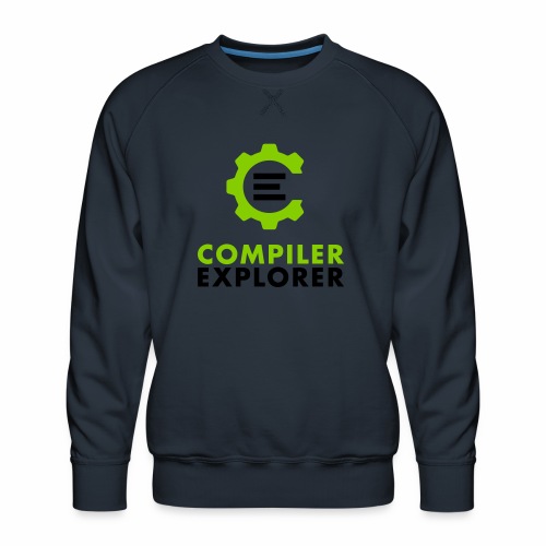 Logo and text - Men's Premium Sweatshirt