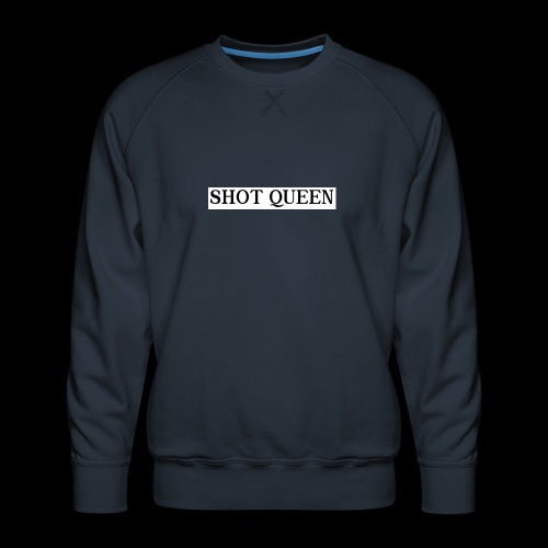 Shot Queen logo - Men's Premium Sweatshirt