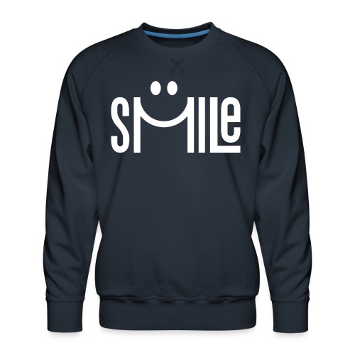 smile happy face - Men's Premium Sweatshirt
