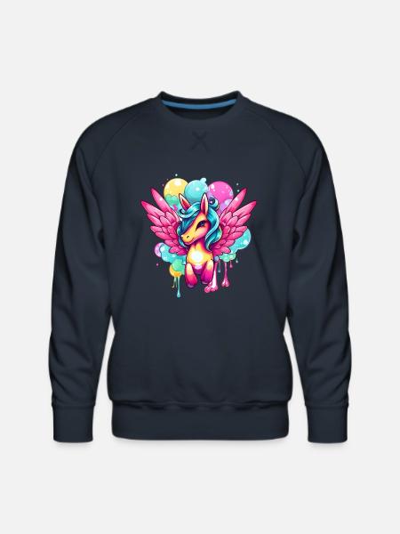 Pegasus - Men's Premium Sweatshirt - navy