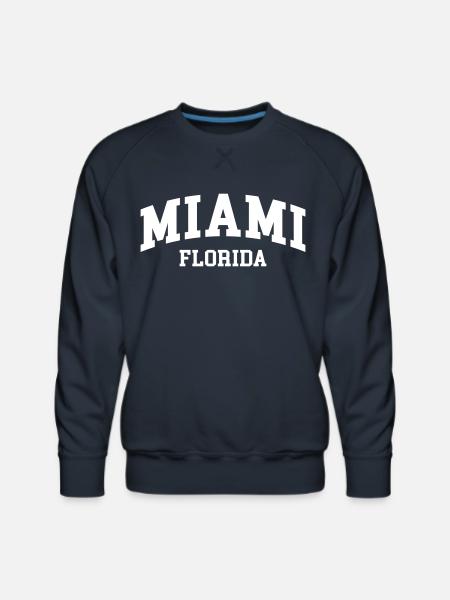 Miami - Men's Premium Sweatshirt - navy