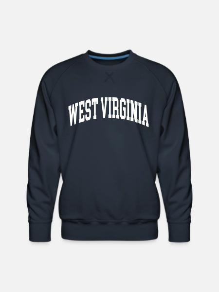 West Virginia - Men's Premium Sweatshirt - navy