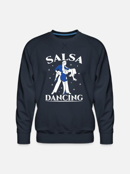 Salsa Dancing Dance Dancer Latin - Men's Premium Sweatshirt - navy