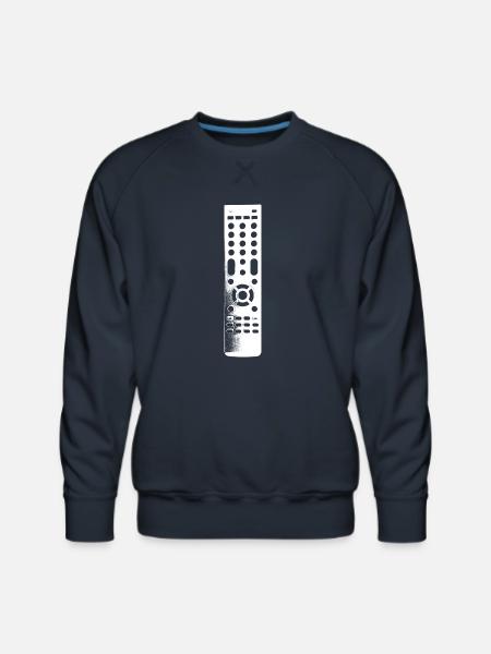 Remote Control Clear - Men's Premium Sweatshirt - navy