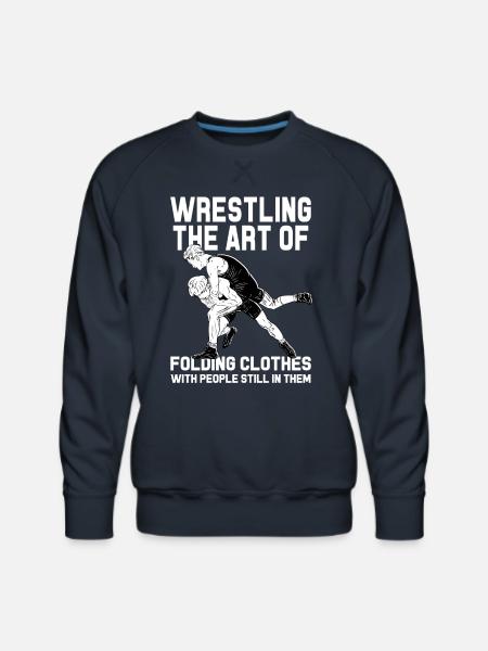Wrestling - Men's Premium Sweatshirt - navy