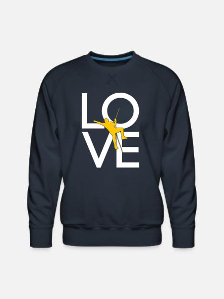 climbing - Men's Premium Sweatshirt - navy