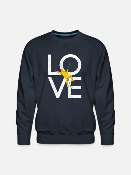 climbing - Men's Premium Sweatshirt - navy
