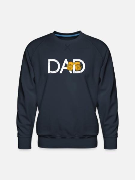 Bier Papa - Men's Premium Sweatshirt - navy