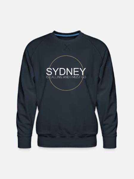 sydney saying - Men's Premium Sweatshirt - navy