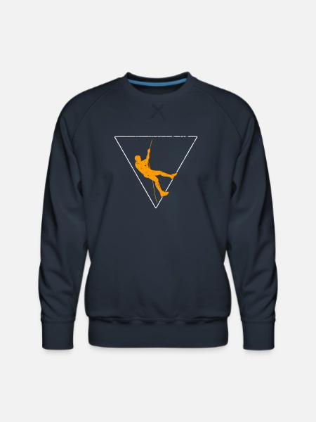 climbing - Men's Premium Sweatshirt - navy