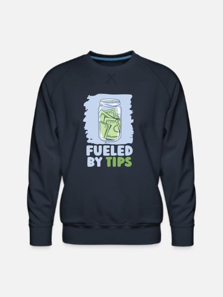 Waiter Waitress - Men's Premium Sweatshirt - navy