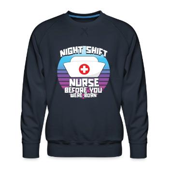 Nurse Nursing - Men's Premium Sweatshirt - navy - Front