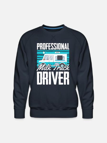 Milk Milk Truck - Men's Premium Sweatshirt - navy