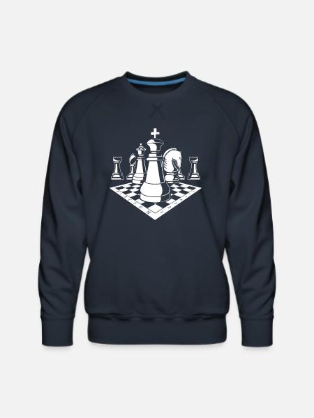 Chess - Men's Premium Sweatshirt - navy