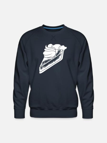 Thanksgiving Pie - Men's Premium Sweatshirt - navy