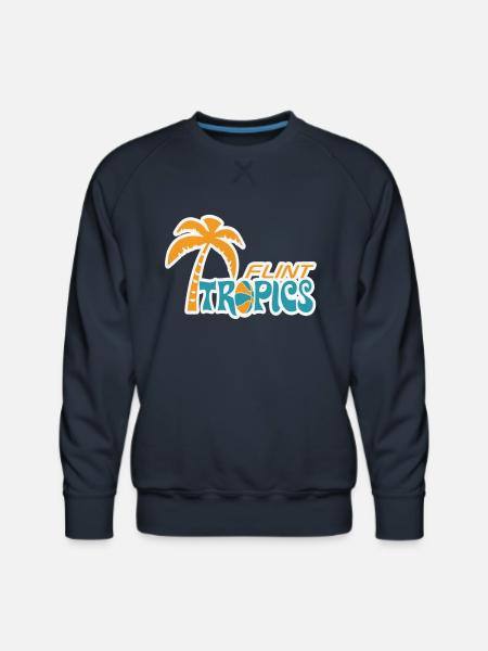 Flint Tropics Retro - Men's Premium Sweatshirt - navy