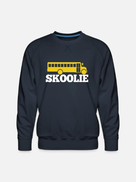 Skoolie green - Men's Premium Sweatshirt - navy