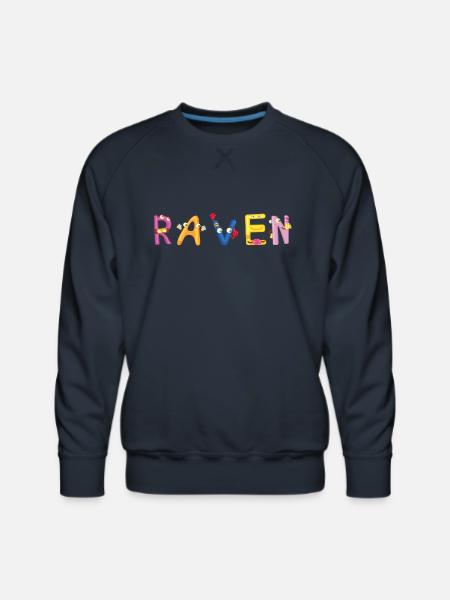Raven - Men's Premium Sweatshirt - navy