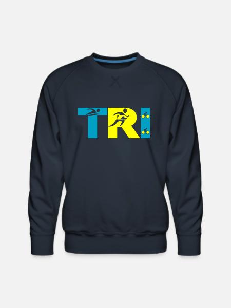 Triathlon - Men's Premium Sweatshirt - navy