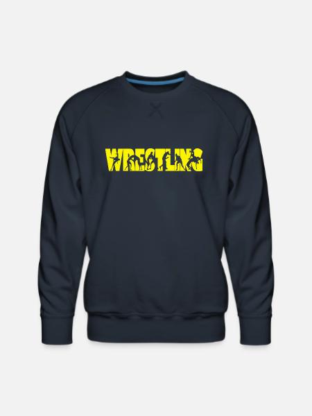 wrestling - Men's Premium Sweatshirt - navy
