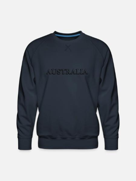 australia - Men's Premium Sweatshirt - navy