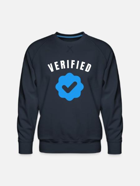 Appreciated Feedback Verified Tweet - Men's Premium Sweatshirt - navy