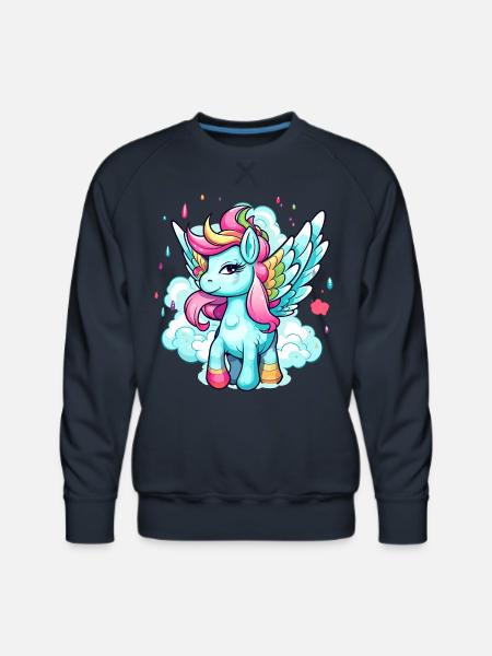 Pegasus - Men's Premium Sweatshirt - navy