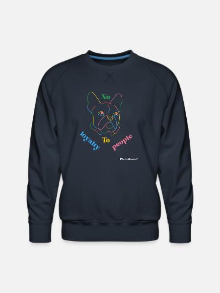 No loyalty to people - Men's Premium Sweatshirt - navy