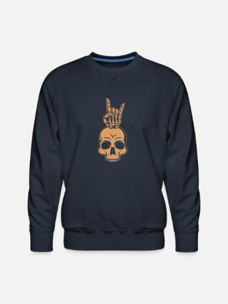Electric Guitar - Men's Premium Sweatshirt - navy