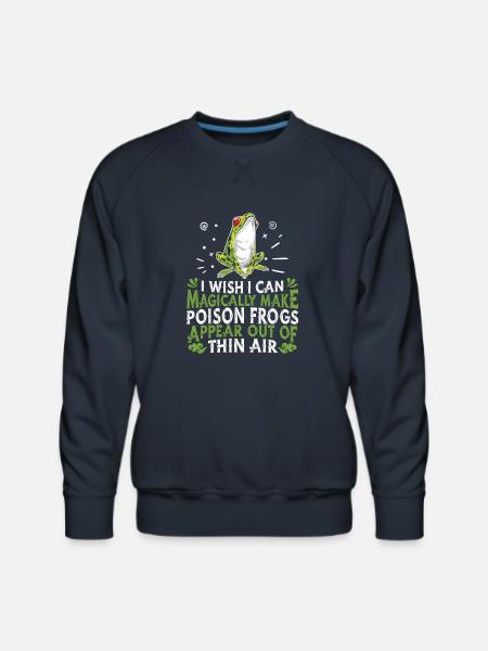 Poison Frog - Men's Premium Sweatshirt - navy