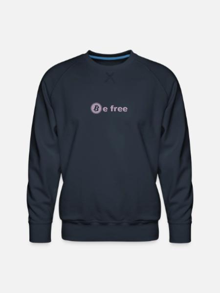 Digital gold be free - Men's Premium Sweatshirt - navy