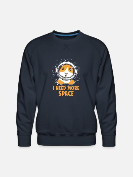 Guinea Pig Cavy - Men's Premium Sweatshirt - navy