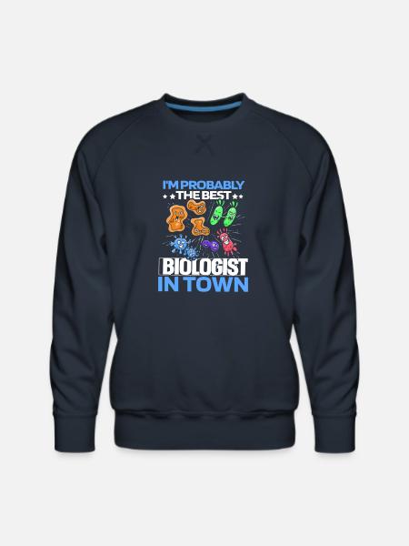 Biology Biologist Cells - Men's Premium Sweatshirt - navy