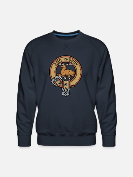 Clan Blair Crest - Men's Premium Sweatshirt - navy