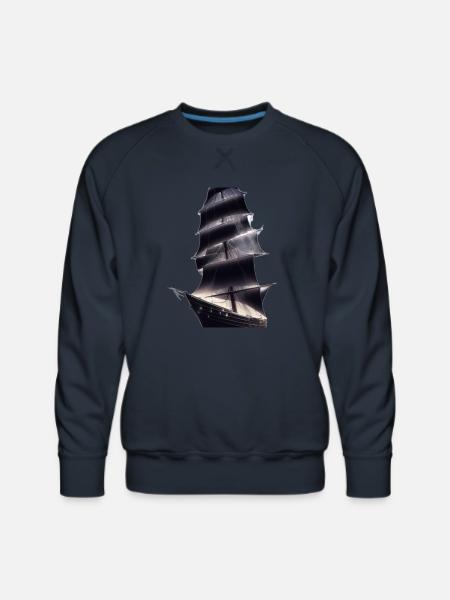 Sailing away - Men's Premium Sweatshirt - navy