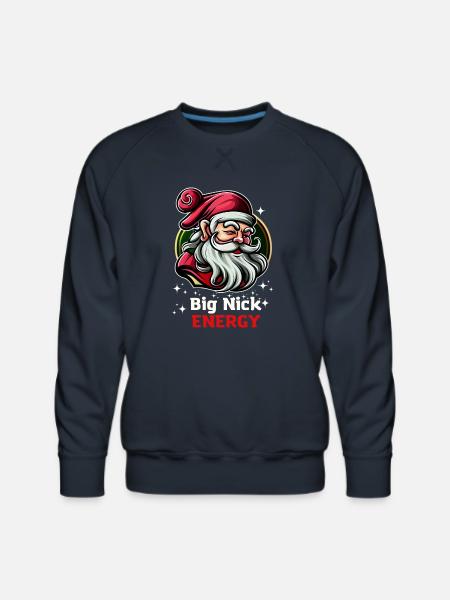 Big nick energy t-shirt - Men's Premium Sweatshirt - navy
