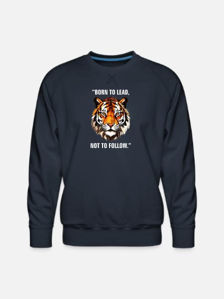 Tigr Face - Men's Premium Sweatshirt - navy