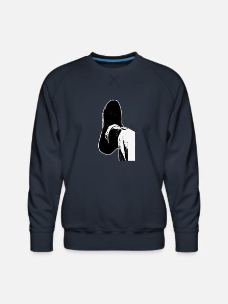 Foot Path Design - Men's Premium Sweatshirt - navy